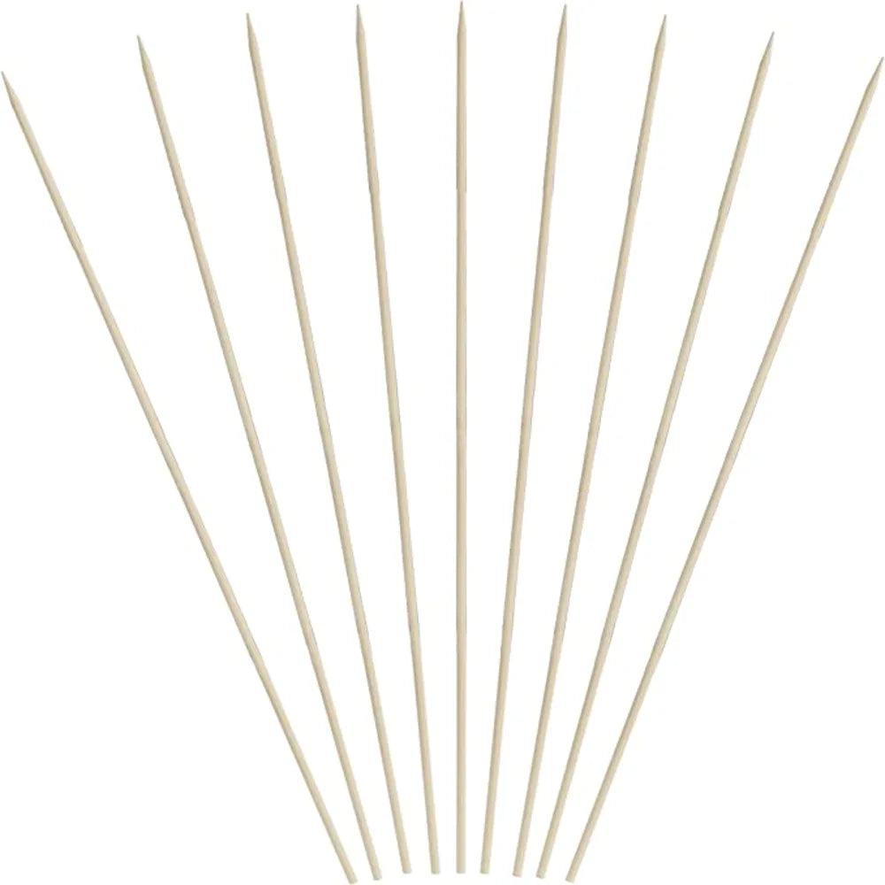 Bamboo Skewers 100 pc 10" - Case - 16 Units