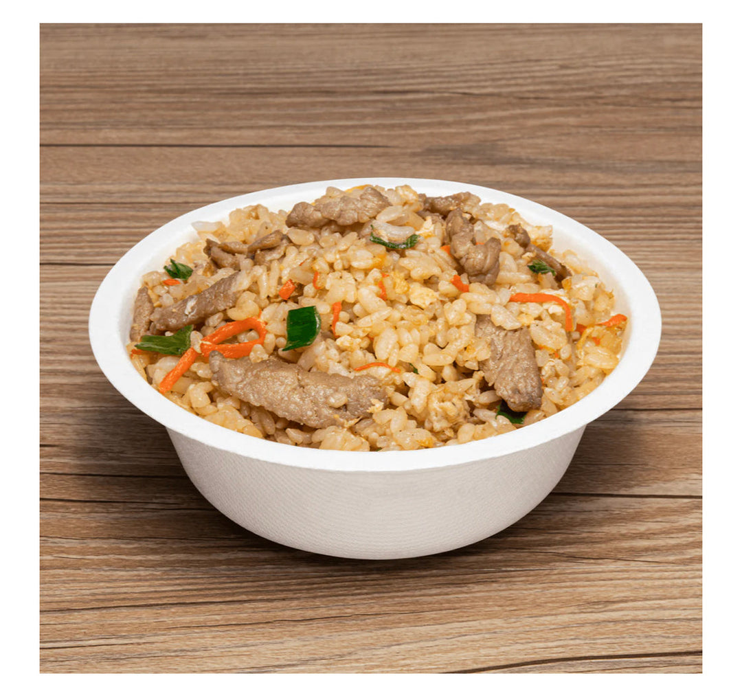 12oz PFAS Free Eco-Friendly Bagasse Rice / Salad Bowl, White - 1,000 pcs