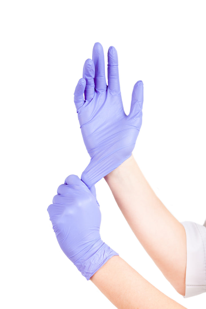 INTCO Touchflex Chemo Rated 4.3mil Nitrile Exam Gloves - Purple/Blue