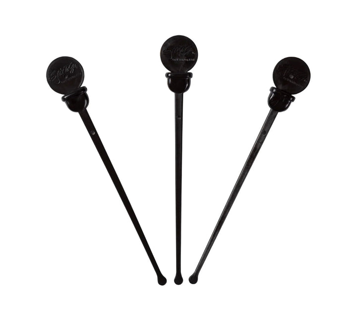 Stir Stix Plugs, 4.75",  Black - (case of 2000)