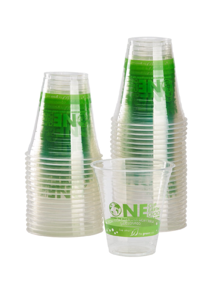 12oz PLA Cold Cups, 98mm, Generic Print - 1,000 pcs