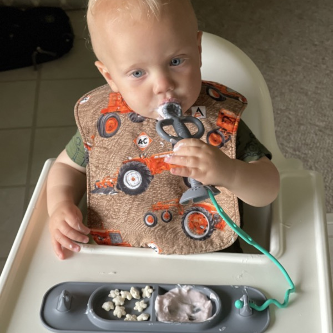 Baby ocupado 2 en 1 TEATHER Y ENTRENAMIENTO Cuchara