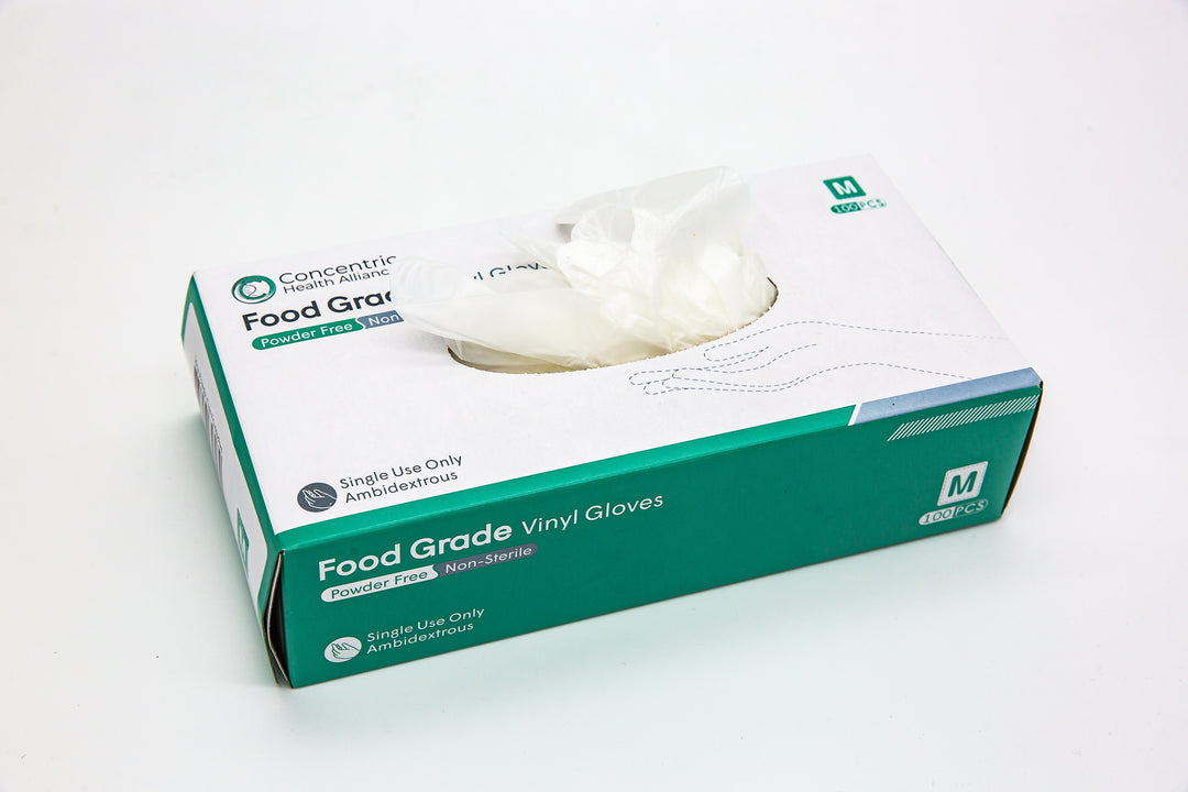 Vinyl Gloves for General or Food Grade Use