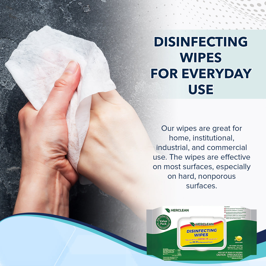 Disinfecting Wipes EPA List N | Case of 12