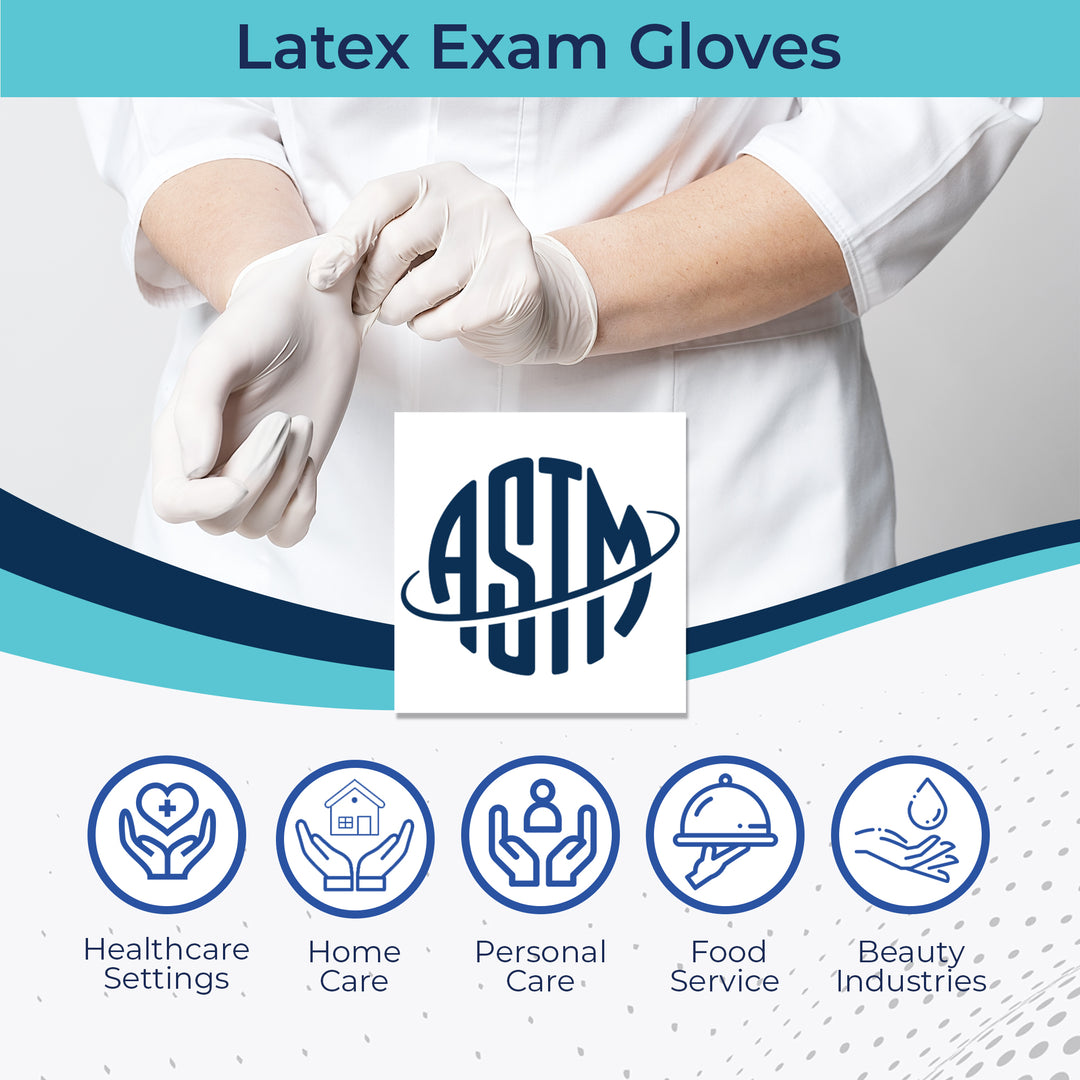 CHA Essential Latex Exam Gloves