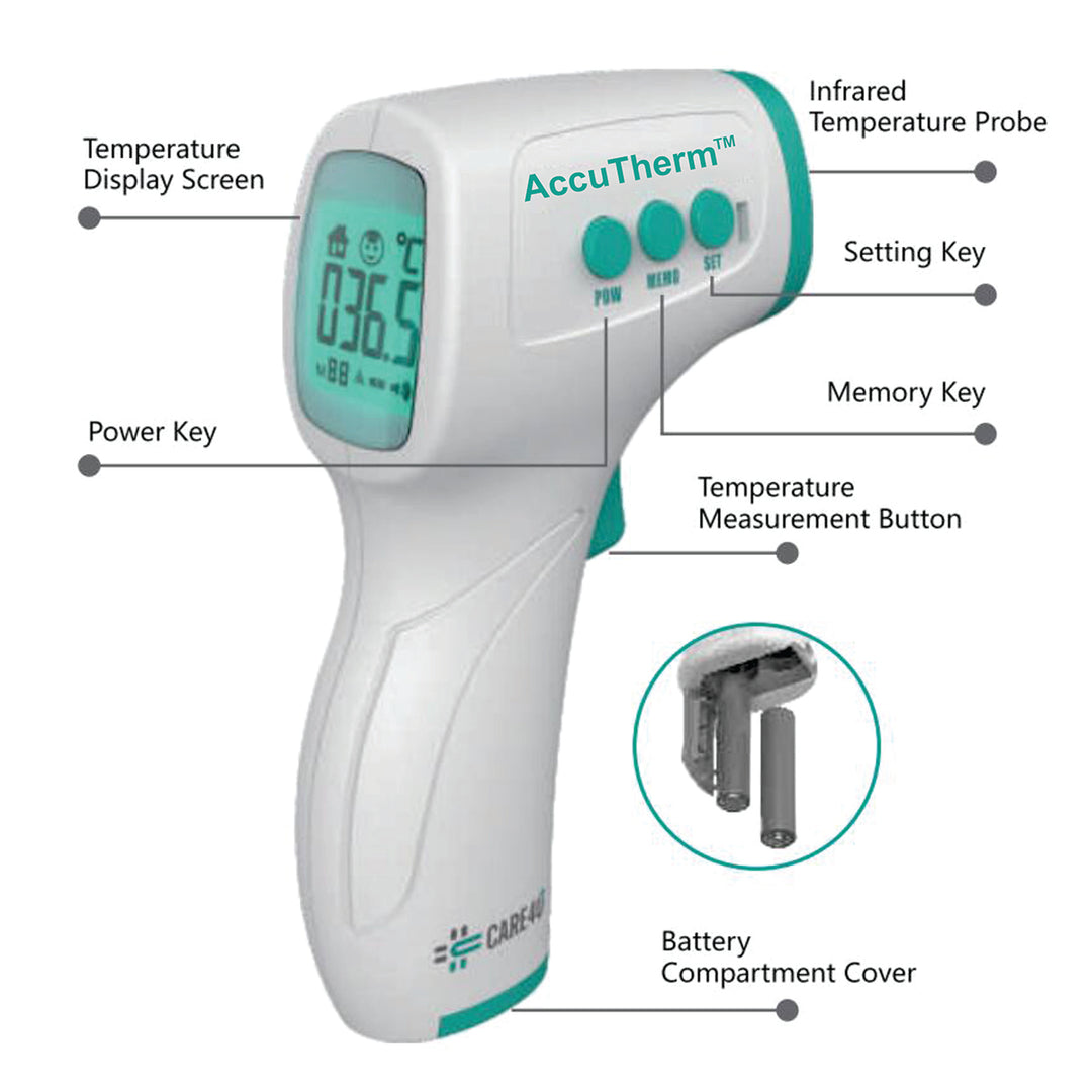 Infrared Thermometer Thermal No-contact Forehead Thermometer