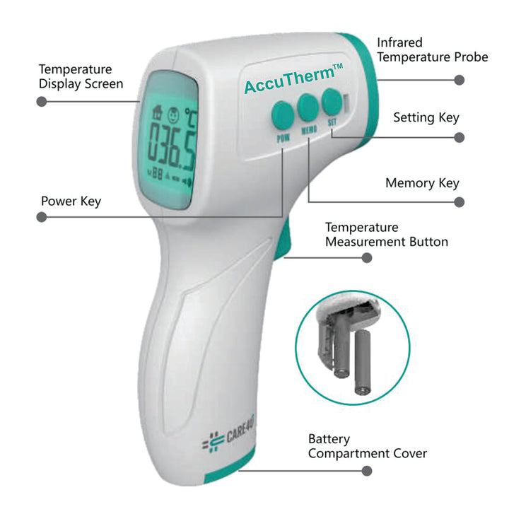 Infrared Thermometer Thermal No-contact Forehead Thermometer